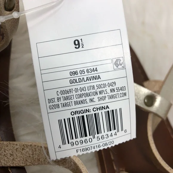 Universal Thread Women Lavinia Strap gold Sandals - Picture 6 of 6